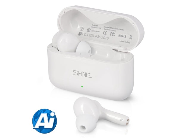 Vertaalcomputer - AI Vertaal apparaat met spraak - Draadloze Oordopjes met Vertaalfunctie - Environmental Noice Cancelling - Bluetooth 5.0 - Vertaler voor 127 Talen