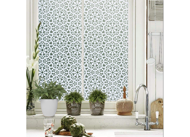 Isolerende & Zonwerende Statische Raamfolie HR++ - Anti Inkijk - Kant