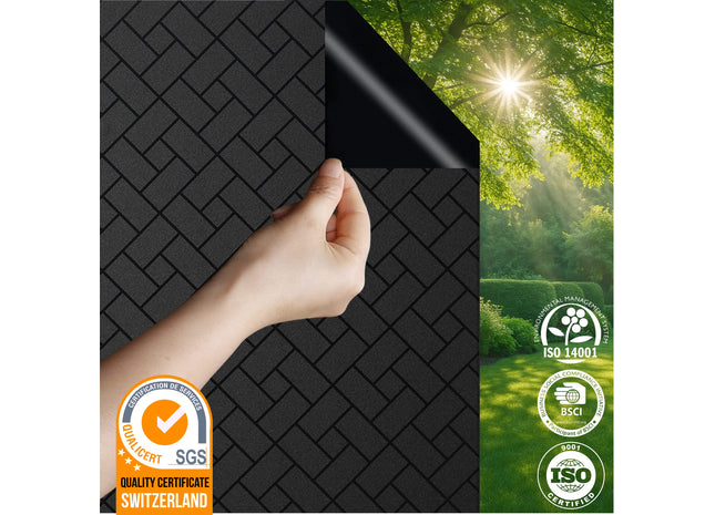 Isolerende & Zonwerende Verduisteringsfolie - Blackout Raamfolie Blokken