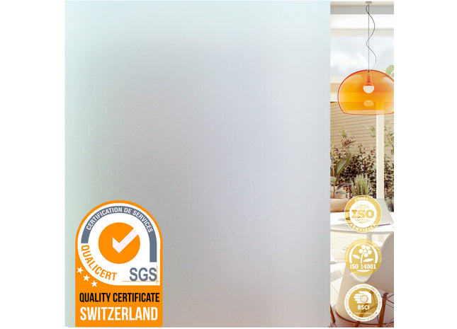 Isolerende & Zonwerende Zelfklevende Raamfolie HR++ - Anti Inkijk - Matglas 70x300cm