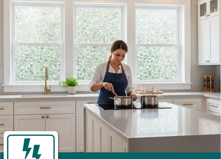 Isolerende & Zonwerende Statische Raamfolie HR++ - Anti Inkijk - Kiezel