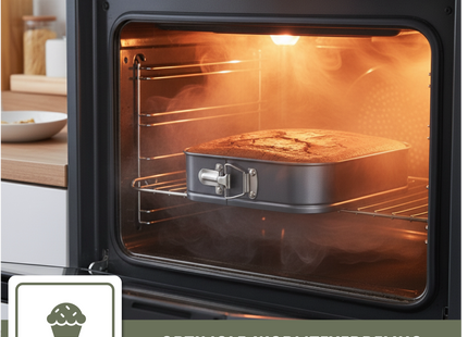 3-Delige Springvorm Set Vierkant met Antiaanbaklaag - 24 tot 28 Cm Diameter -Cakevorm Incl. Deegschraper & E-Book