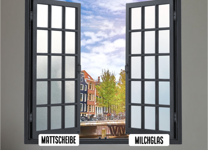 Isolerende & Zonwerende Statische Raamfolie - Anti Inkijk - Matglas