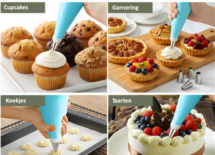 16-delig Ronde Springvorm Set