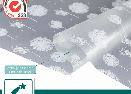 Isolerende & Zonwerende Statische Raamfolie HR++ - Anti Inkijk - Paardenpol