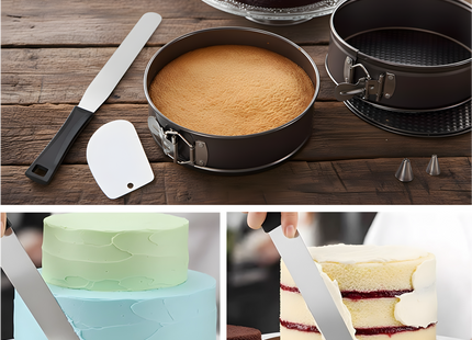 16-delig Ronde Springvorm Set