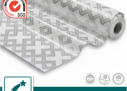 Isolerende & Zonwerende Statische Raamfolie HR++ - Anti Inkijk - Vlecht