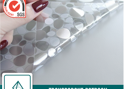 Isolerende & Zonwerende Statische Raamfolie HR++ - Anti Inkijk - Kiezel