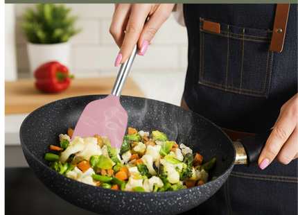 26-Delige XL Keukengerei set met Houder - Roze