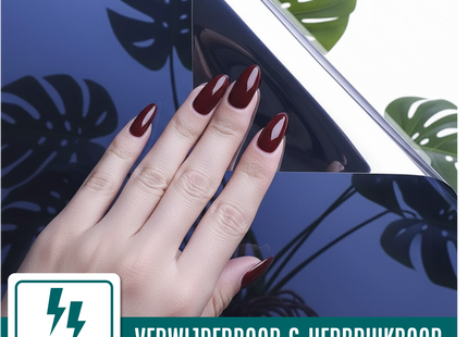 Isolerende & Zonwerende HR+ Raamfolie met Spiegeleffect - Blauw