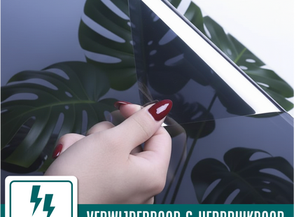 Isolerende & Zonwerende HR+ Raamfolie met Spiegeleffect - Zilver