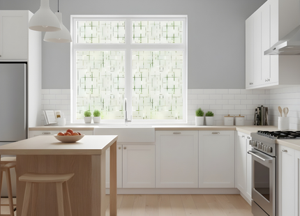 Isolerende & Zonwerende Statische Raamfolie HR++ - Anti Inkijk - Blingbling