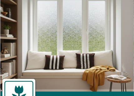 Isolerende & Zonwerende  Statische Raamfolie HR++ - Anti Inkijk - Splinter