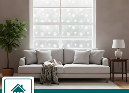 Isolerende & Zonwerende Statische Raamfolie HR++ - Anti Inkijk - Paardenpol