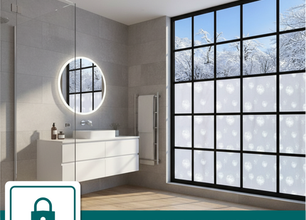 Isolerende & Zonwerende Statische Raamfolie HR++ - Anti Inkijk - Paardenpol