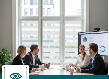 Isolerende & Zonwerende Statische Raamfolie HR++ - Anti Inkijk - Strepen