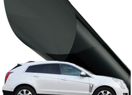 Zelfklevende Auto Raamfolie 75X300CM - Verduisterend - 10% Lichtdoorlatend