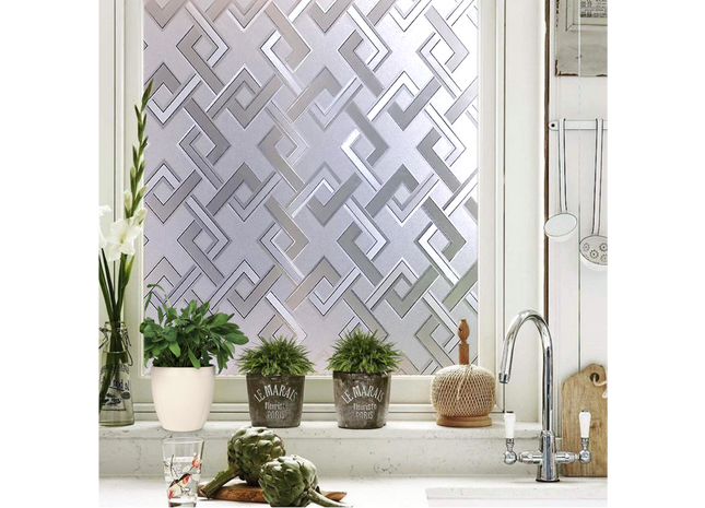 Isolerende & Zonwerende Statische Raamfolie HR++ - Anti Inkijk - Vlecht