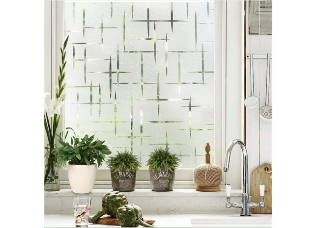 Zonwerende en Isolerende Statische Raamfolie HR++ - Anti Inkijk - Blingbling