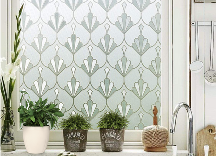 Isolerende & Zonwerende Statische Raamfolie HR++ - Anti Inkijk - Retro