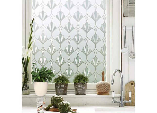 Isolerende & Zonwerende Statische Raamfolie HR++ - Anti Inkijk - Retro