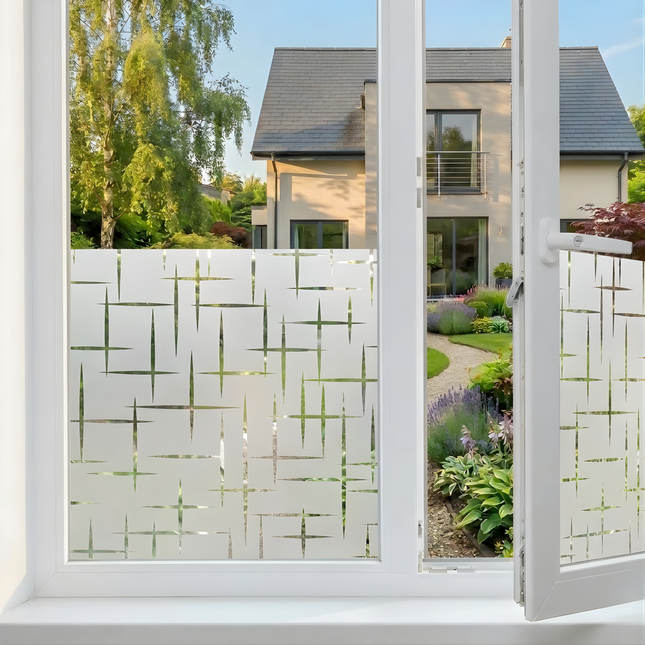 Isolerende & Zonwerende Statische Raamfolie HR++ - Anti Inkijk - Blingbling