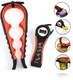 Allesopener - Multifunctionele Opener - 7-in-1 Potopener - Keuken Hulp - Flesopener – XL  Hulpmiddelen voor Ouderen - Zwart/Rood