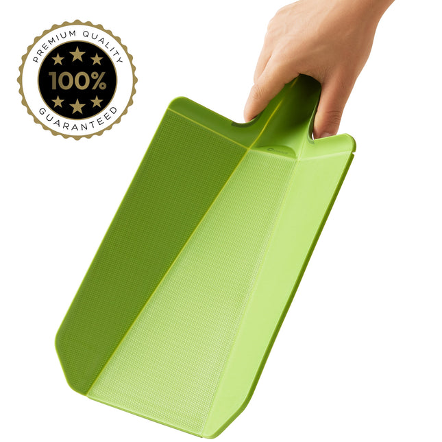 COOCK - Kleine Vouwbare Kunststof Snijplank Keuken - Antislip – Vaatwasserbestendig – Handvat - Duurzaam & Veelzijdig voor Elke Keuken - Groen
