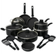 COOCK - 19-Delige Pannenset -  Zwart