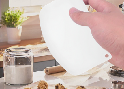 Deegschraper - kunstof (rond)