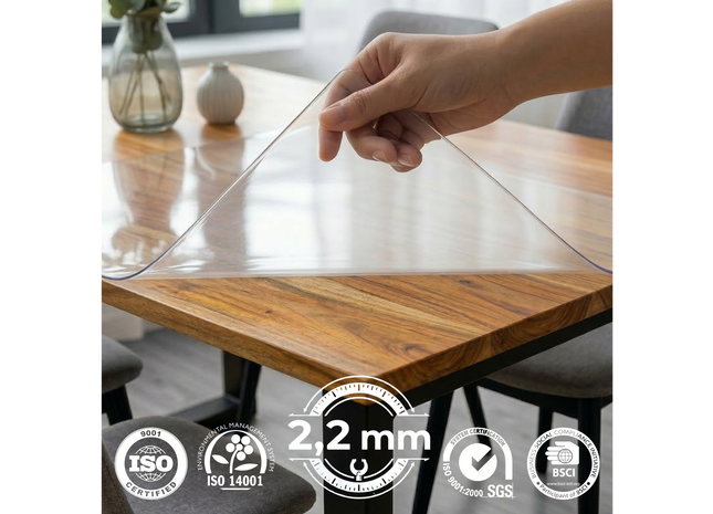 Tafelbeschermer Transparant