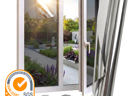 Isolierende und sonnenbeständige HR+ Fensterfolie mit Spiegeleffekt – Silber