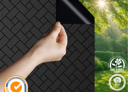 Isolerende & Zonwerende Verduisteringsfolie - Blackout Raamfolie Blokken