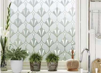 Isolierende und sonnenbeständige statische Fensterfolie HR++ - Blendschutz - Retro 