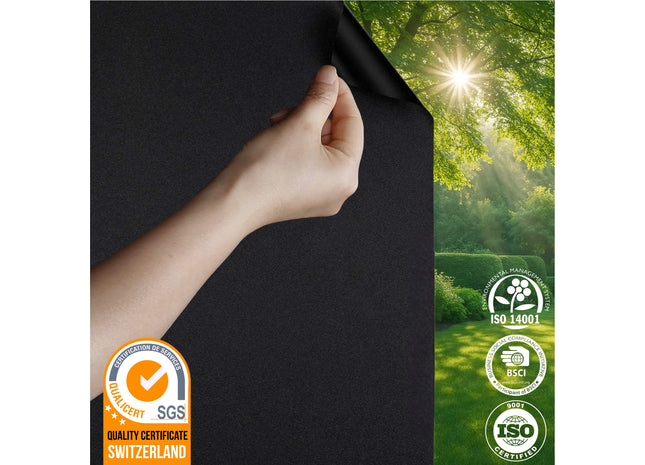 Isolerende & Zonwerende Verduisteringsfolie - Blackout Raamfolie