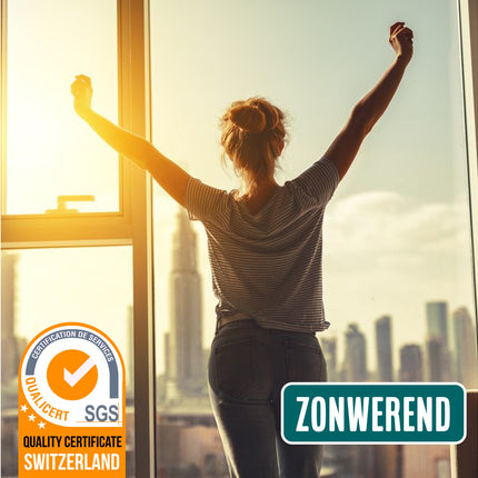 Isolerende & Zonwerende Zelfklevende HR+ HR++ of HR+++ Raamfolie - Tint 39%