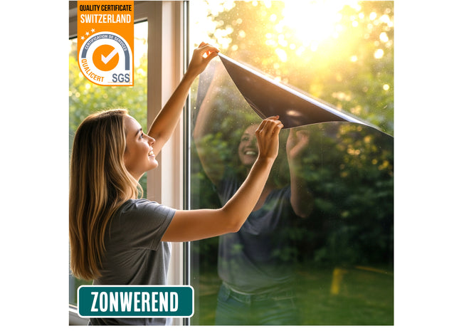 Isolerende & Zonwerende Zelfklevende HR+ HR++ of HR+++ Raamfolie - Tint 39%