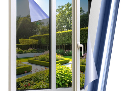 Isolerende & Zonwerende HR+ Raamfolie met Spiegeleffect - Blauw