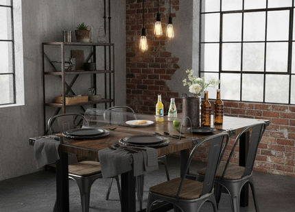 Tafelbeschermer Transparant Glashelder - Doorzichtig Tafelzeil - Anti Slip en Hittebestendig - 2,2 mm