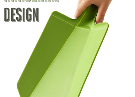 COOCK - Kleine Vouwbare Kunststof Snijplank Keuken - Antislip – Vaatwasserbestendig – Handvat - Duurzaam & Veelzijdig voor Elke Keuken - Groen