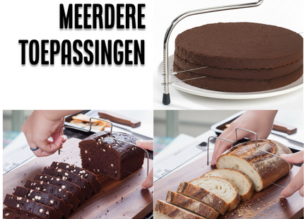 Taartsnijder met twee draden