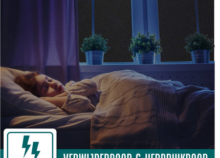 Isolerende & Zonwerende Verduisteringsfolie - Blackout Raamfolie