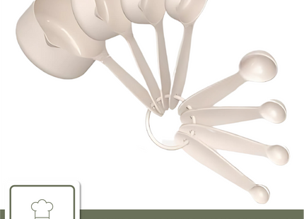 16-teiliges Rührschüssel-Set mit Reibe und Aufbewahrungsdeckeln – Beige