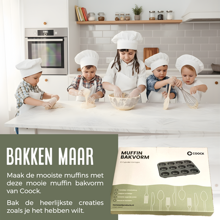 Muffin Bakvorm Incl. Papieren vormpjes