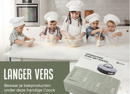 Springvorm met deksel -  24 cm Diameter