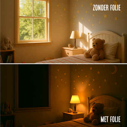 Isolerende & Zonwerende Verduisteringsfolie - Blackout Raamfolie