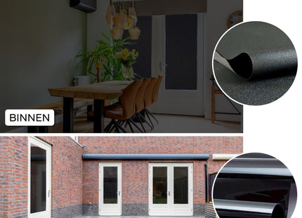 Isolerende & Zonwerende Verduisteringsfolie - Blackout Raamfolie