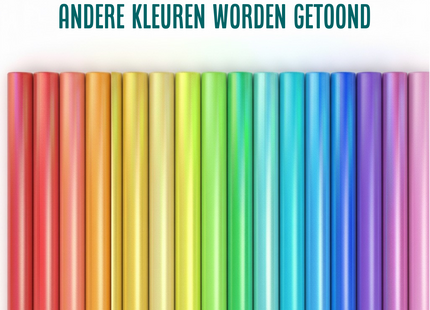 Isolerende Statische Raamfolie HR++ Anti Inkijk - Matglas Holografisch Zeepbeleffect