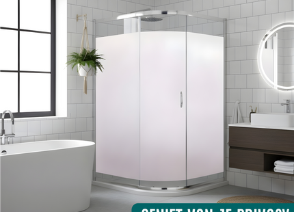 Zonwerende en Isolerende Zelfklevende Raamfolie HR++ - Anti Inkijk - Matglas 70x300cm