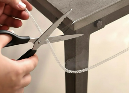 Tafelbeschermer Transparant Glashelder - Doorzichtig Tafelzeil - Anti Slip en Hittebestendig - 2,2 mm